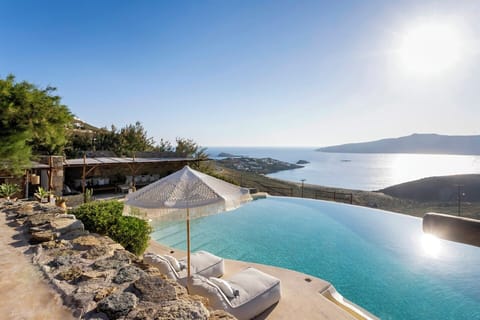 Tranquillity and views out to sea from Remvy's terraces.