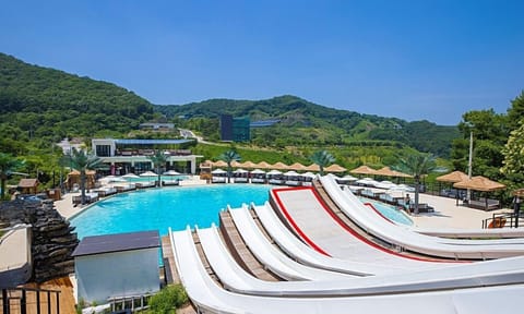 Seasonal outdoor pool