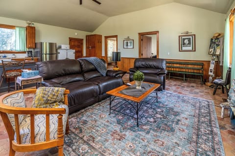 Cozy and inviting space perfect for gathering with family or friends.