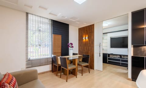 Basic Apartment | Living area | 32-inch flat-screen TV with cable channels