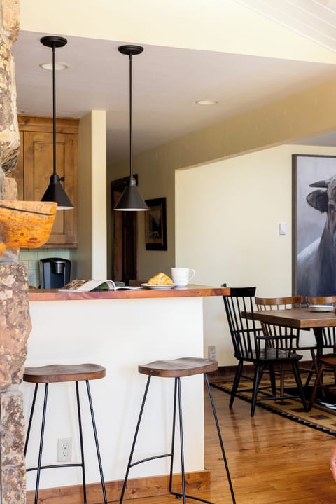 Dining Area and Kitchen from Living Room