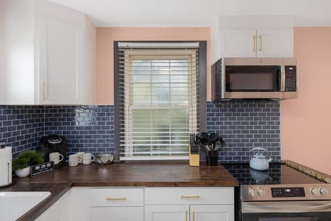 Our Kitchen is brand new and well equipped for any cooking or entertaining needs!