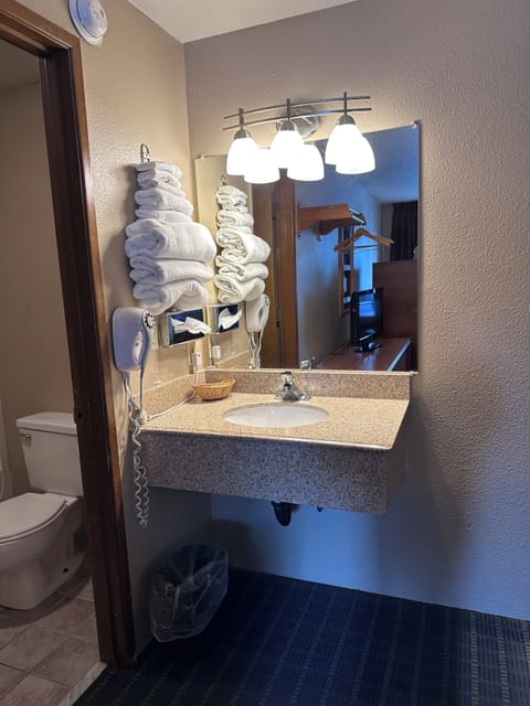 Individually furnished, desk, laptop workspace, blackout drapes