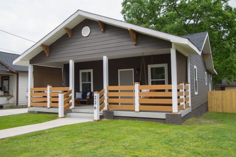 Charming front view of your private getaway!