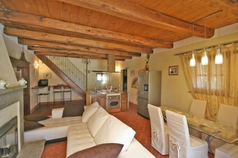 Villa, 1 Bedroom, Private Pool (Villa Margherita) | Living area | Flat-screen TV