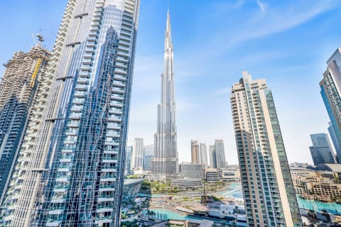 Bask in stunning skyline vistas featuring the iconic Burj Khalif