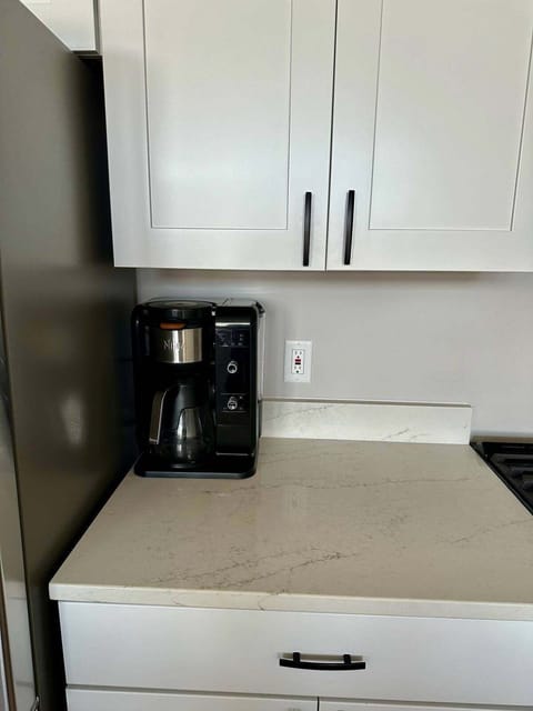 Available coffee maker for guest use during stay
