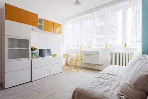 Apartment, City View | Living area | TV