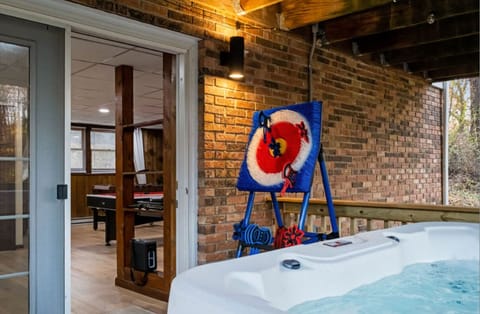 Channel your inner lumberjack — axe throwing fun!