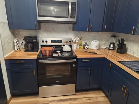 Fully stocked kitchen