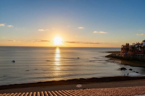 Sunset Ocean View with Coastal Homes