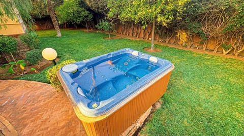 Backyard Hot Tub Oasis