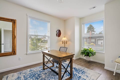 Work remotely with this dedicated office space and high-speed internet.