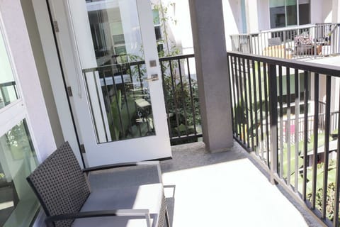 Enjoy stunning views of the iconic city from your own private balcony