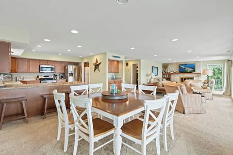 Dining area and kitchen