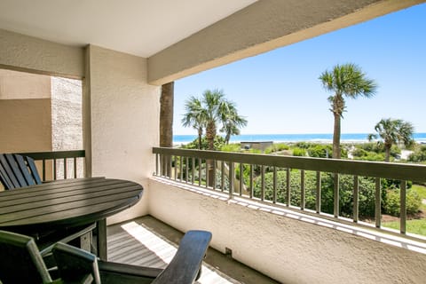 Relax on your private balcony with partial ocean views—perfect for morning coffee or sunset drinks surrounded by coastal breezes.