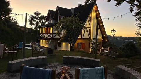 Front of property - evening/night