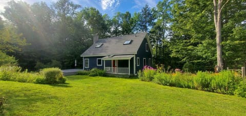 Front porch and gardens.