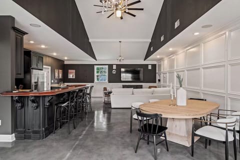 This massive open concept space is perfect for large group gatherings.