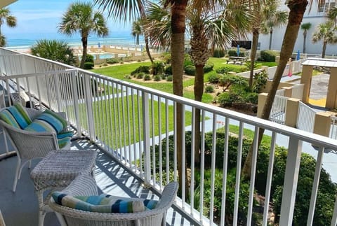 Sip, relax, and take in the ocean breeze from the balcony.
