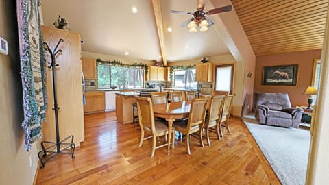 Upstairs: Kitchen, Dining, Living, Primary with En Suite