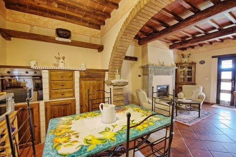 Panoramic House, 3 Bedrooms, Private Pool (Casa Margherita 1) | Private kitchen | Full-size fridge, microwave, oven, stovetop