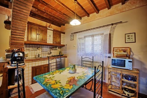 Panoramic House, 3 Bedrooms, Private Pool (Casa Margherita 1) | Private kitchen | Full-size fridge, microwave, oven, stovetop