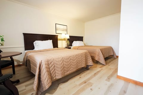 Standard Room, 2 Queen Beds | Iron/ironing board, cribs/infant beds, free WiFi, bed sheets