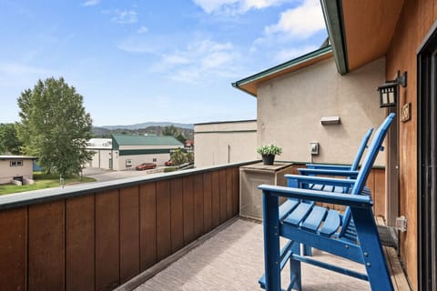 Patio facing Main St