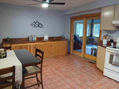 Kitchen with room to Dine