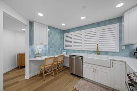 Brand new kitchen with desk area