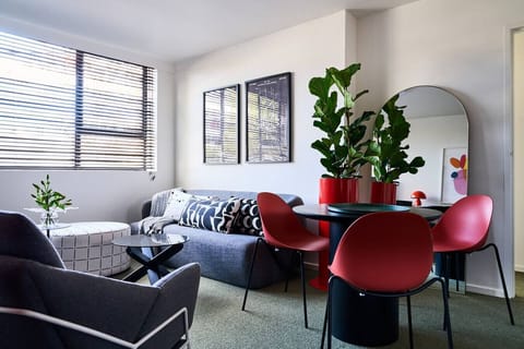Unwind in this stylish, light-filled space designed for slow mornings and cozy nights in.