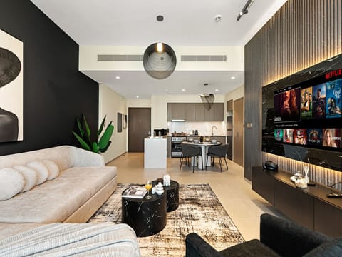 Relax and stream your favorites on the Smart TV