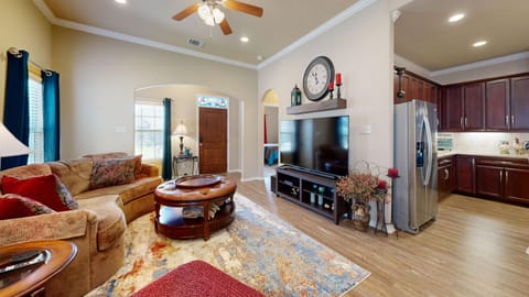 Living room with a TV