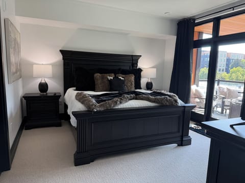 Master bedroom with king size bed