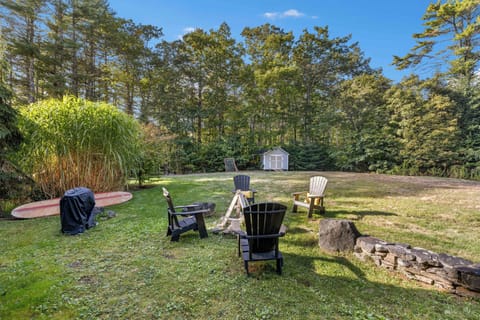 Back yard/fire pit area.
