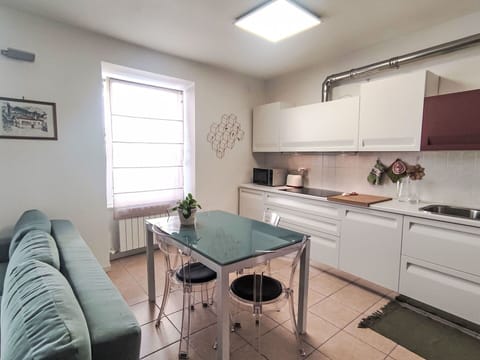 Furniture, Flooring, Interior Design, Kitchen, Wood, Chair, Countertop, Table, Floor, Kitchen Appliance