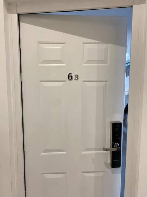 Flat 6B door  into flat
