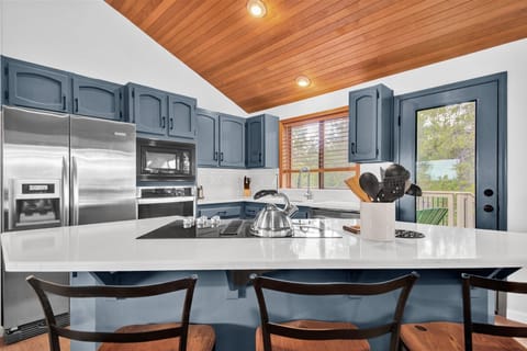 Greeted by the Kitchen with Island