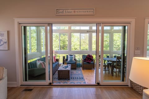 Indoor/Outdoor Living with our 4-seasons room