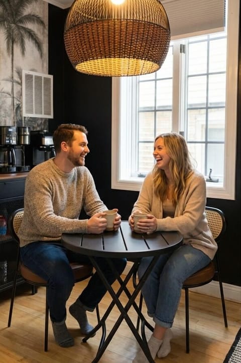 Enjoy a coffee with your special someone in our bistro inspired corner.