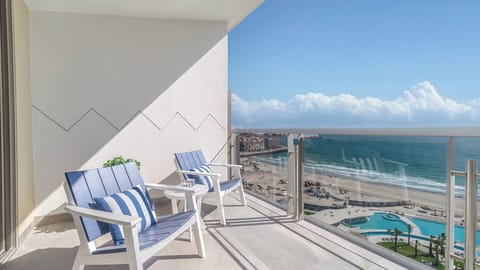twin chairs on the balcony