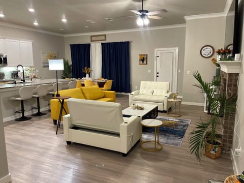 ample living room