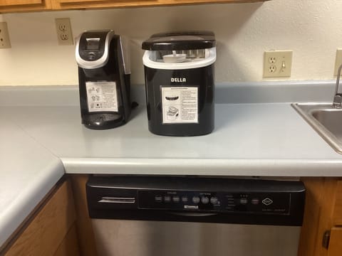 Never run out of ice, or coffee.