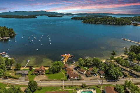 A stunning waterfront property with direct access to the lake and boating.