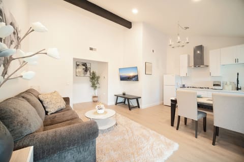 Cozy and comfortable living area and kitchen area
