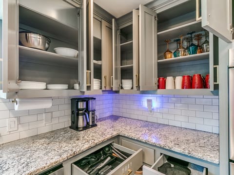 Well stocked for your entire group. Everything you need but the groceries! 