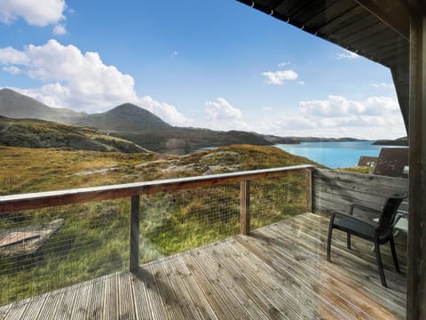 Balcony view | Torrin - Kylesku Lodges, Kylesku, near Lairg