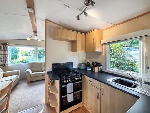 Kitchen | Hafren View - Garth Holiday Park, Machynlleth