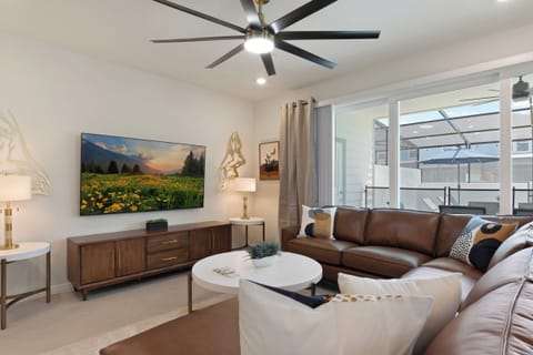 Modern and Comfortable Lounge with Flat Screen TV